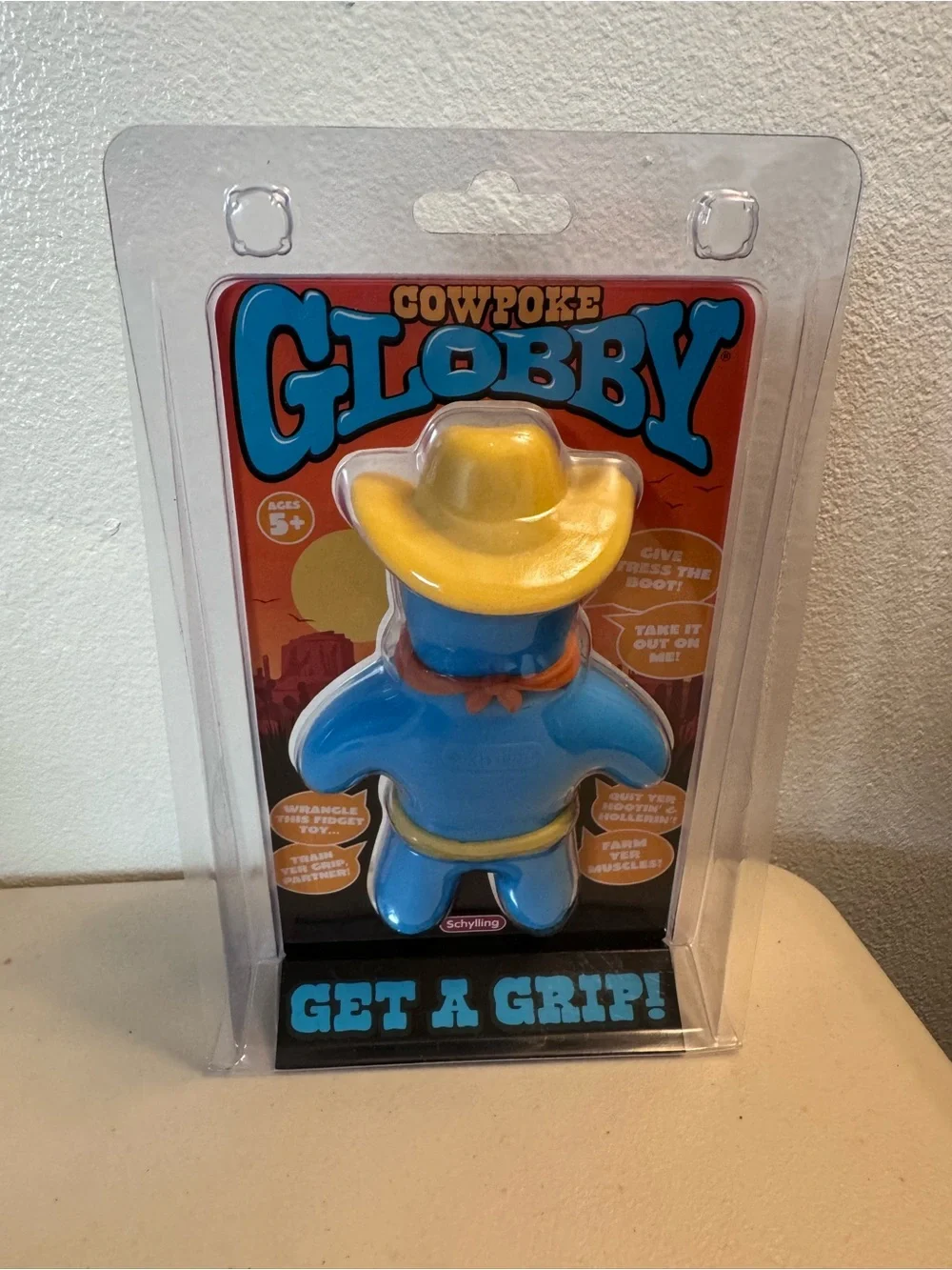 Cowpoke Globby Blue Kids Stress Toy - Cowpoke Globby